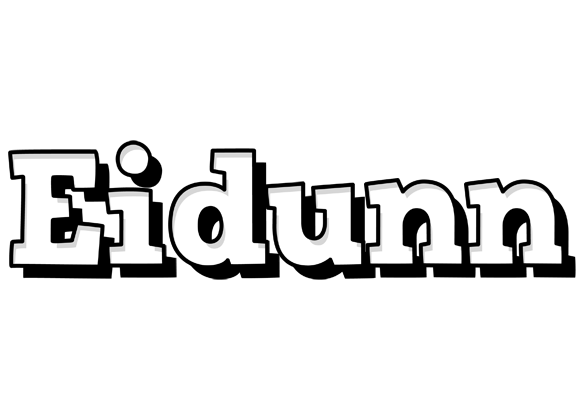 Eidunn snowing logo