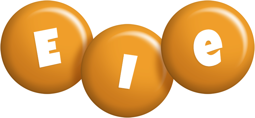 Eie candy-orange logo