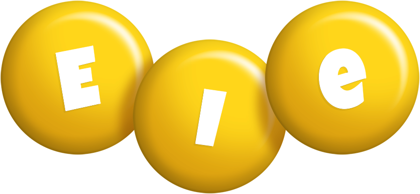 Eie candy-yellow logo