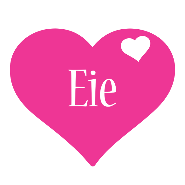 Eie love-heart logo