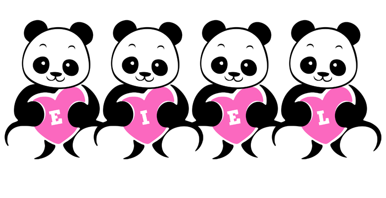 Eiel love-panda logo