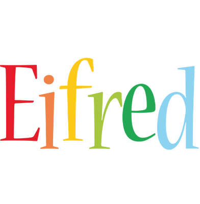 Eifred birthday logo