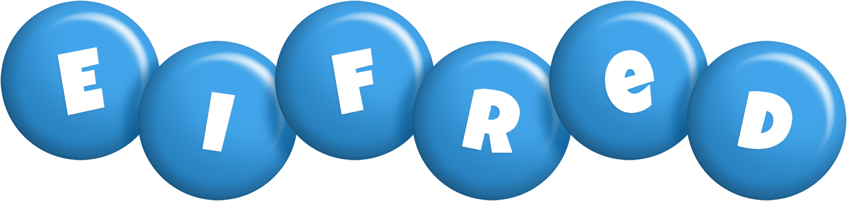Eifred candy-blue logo
