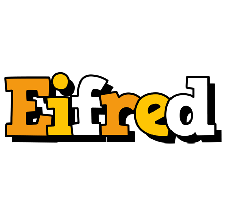 Eifred cartoon logo
