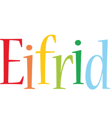Eifrid birthday logo