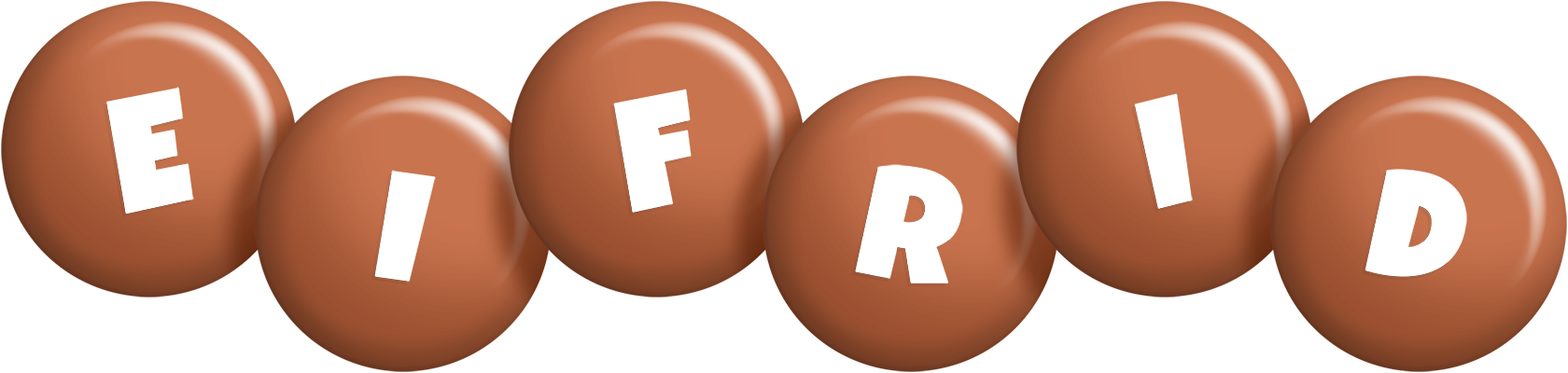Eifrid candy-brown logo