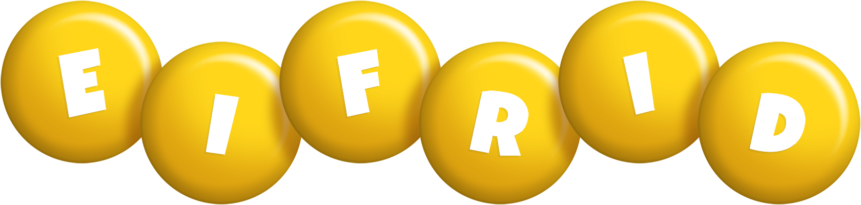Eifrid candy-yellow logo