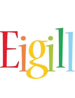Eigill birthday logo