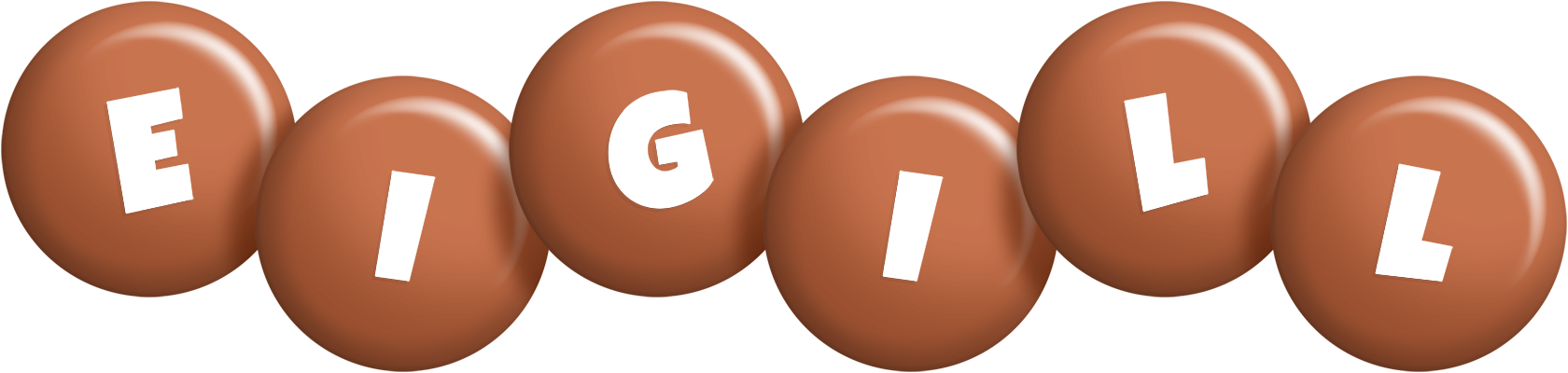 Eigill candy-brown logo