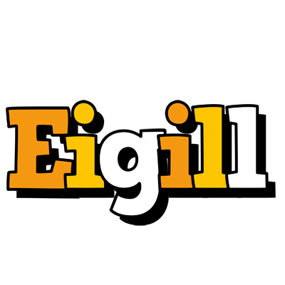 Eigill cartoon logo