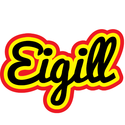 Eigill flaming logo