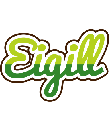 Eigill golfing logo