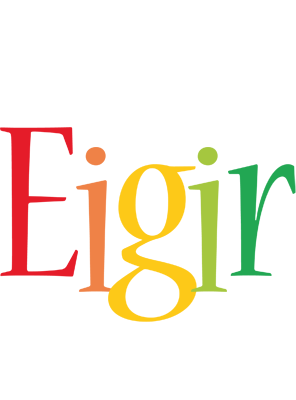 Eigir birthday logo