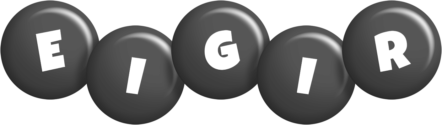 Eigir candy-black logo