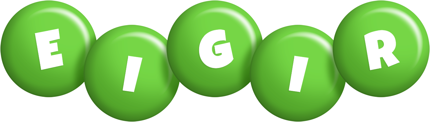Eigir candy-green logo