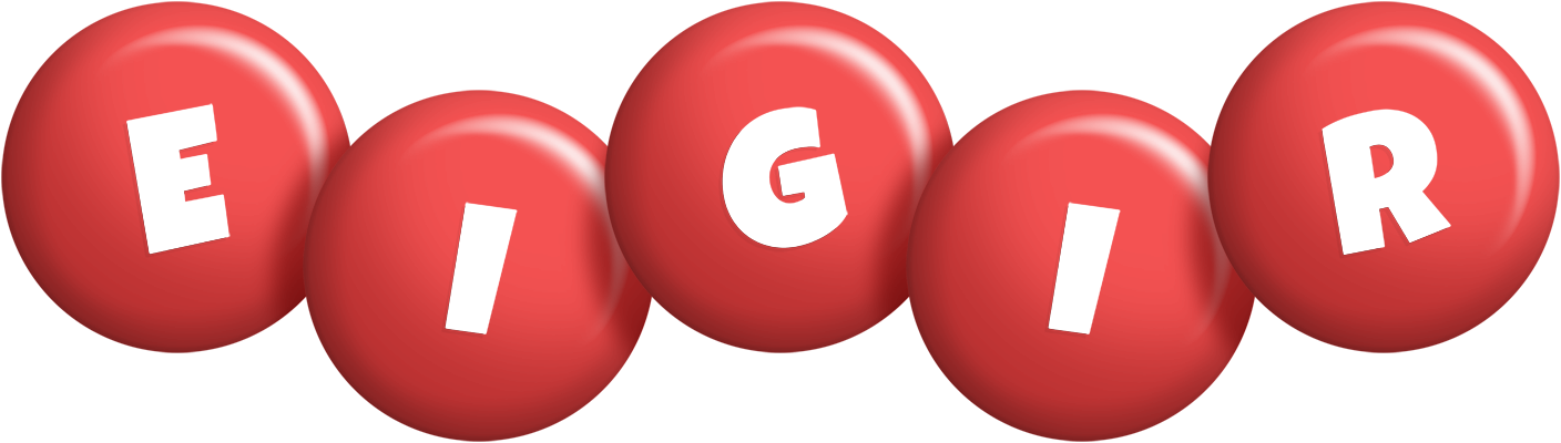 Eigir candy-red logo