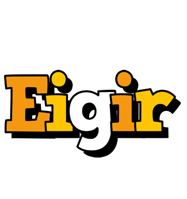 Eigir cartoon logo