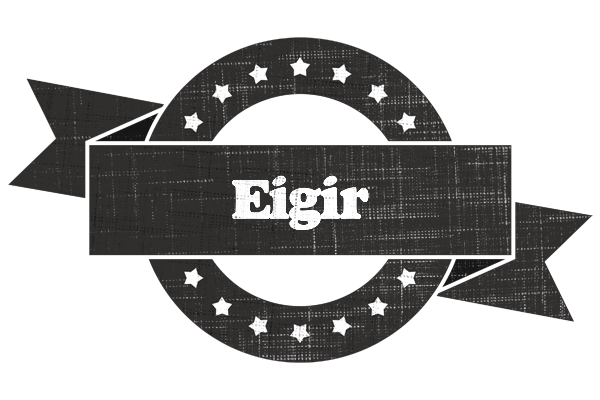 Eigir grunge logo