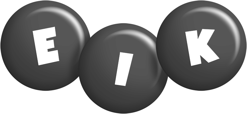 Eik candy-black logo