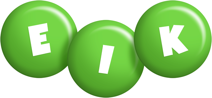 Eik candy-green logo