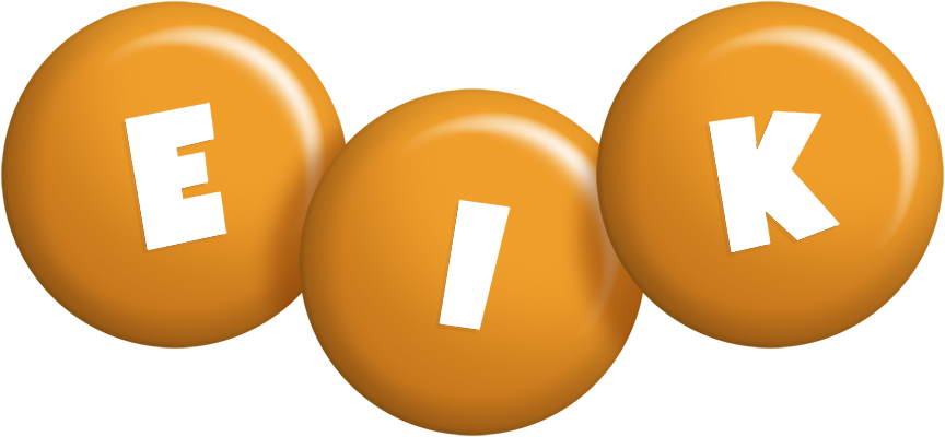 Eik candy-orange logo