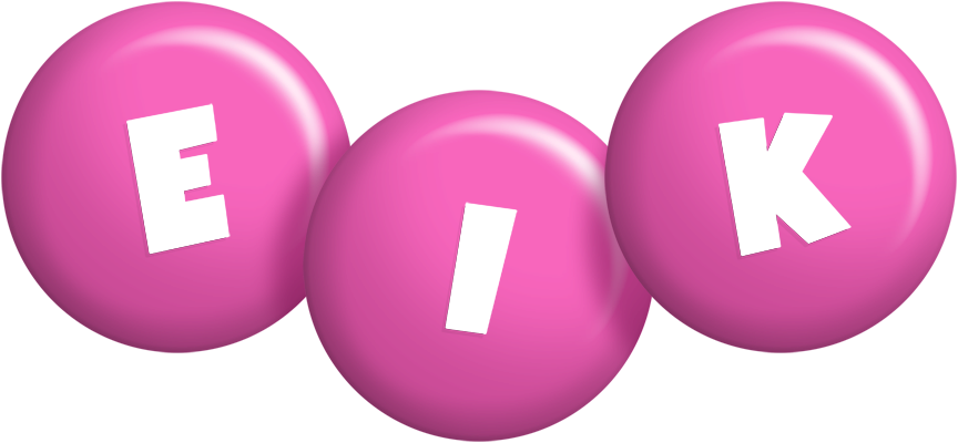 Eik candy-pink logo