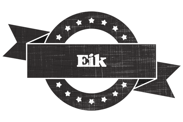 Eik grunge logo