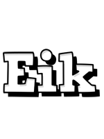Eik snowing logo