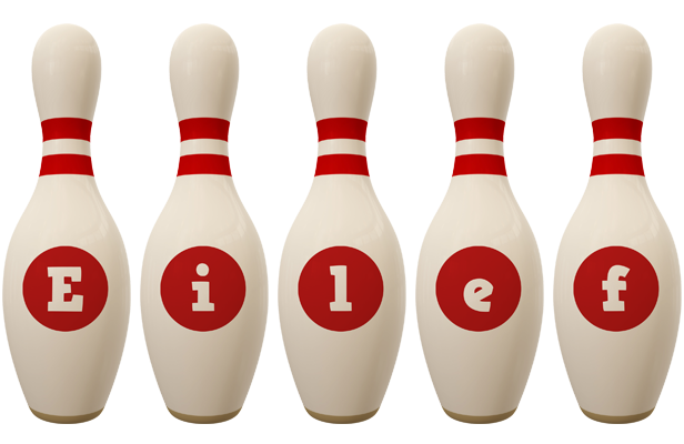Eilef bowling-pin logo