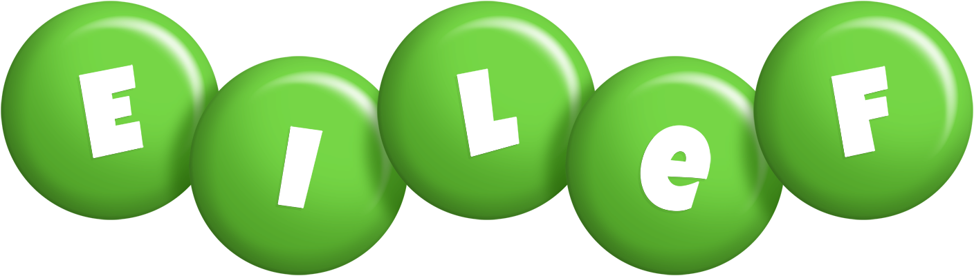 Eilef candy-green logo
