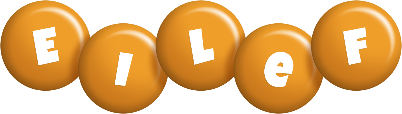 Eilef candy-orange logo