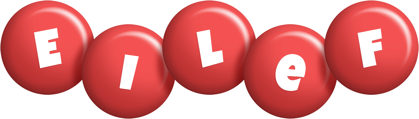 Eilef candy-red logo