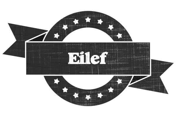 Eilef grunge logo