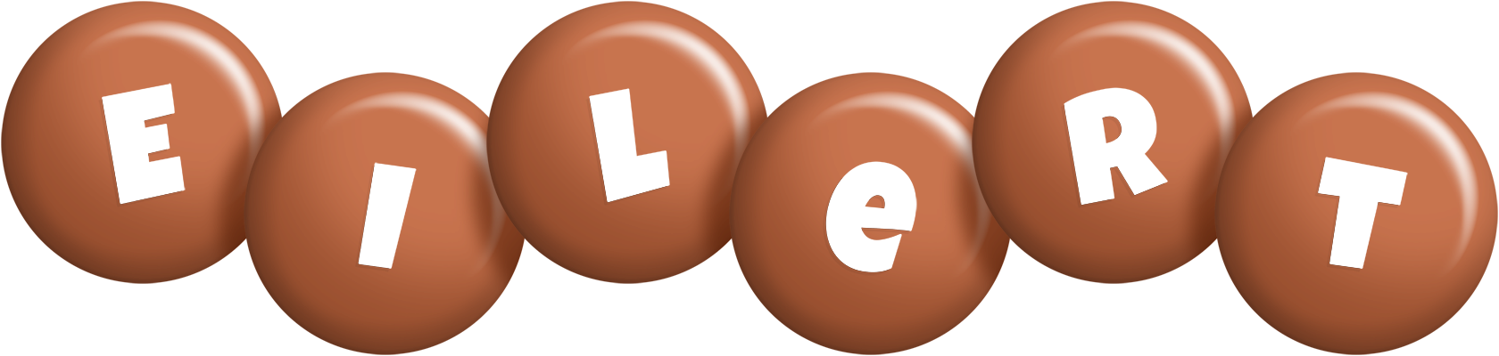 Eilert candy-brown logo