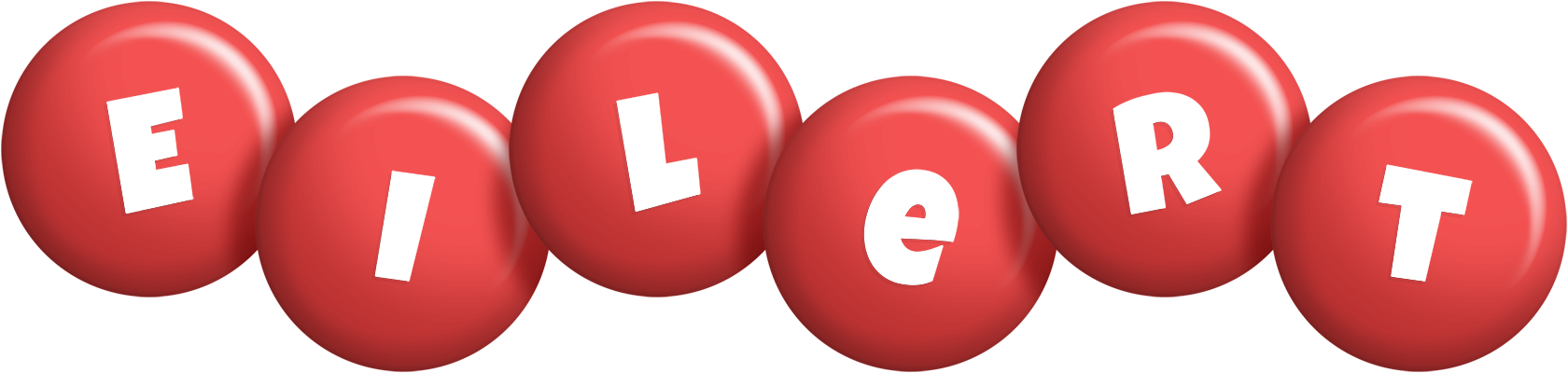 Eilert candy-red logo