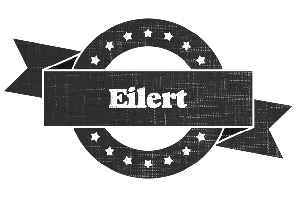Eilert grunge logo