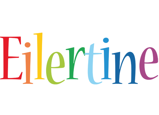 Eilertine birthday logo