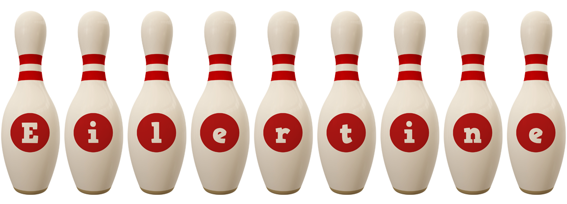 Eilertine bowling-pin logo