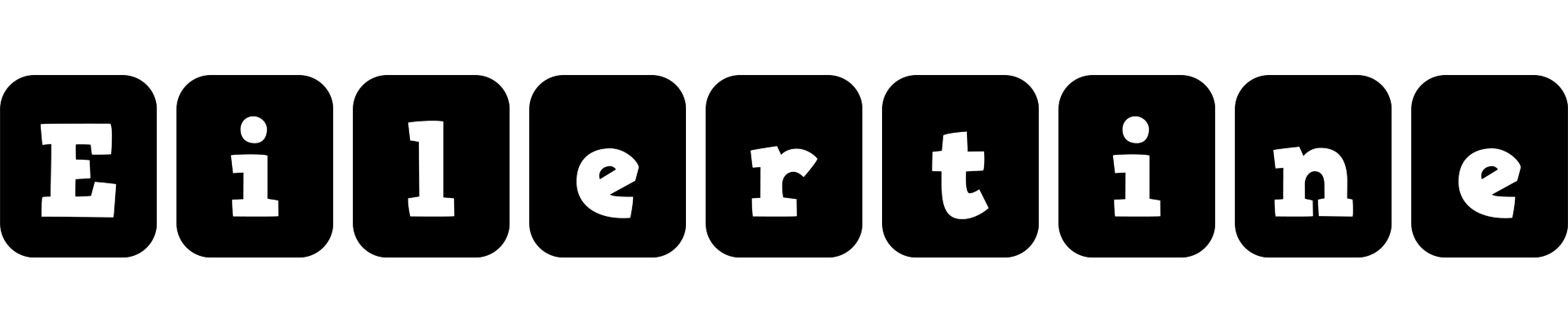 Eilertine box logo