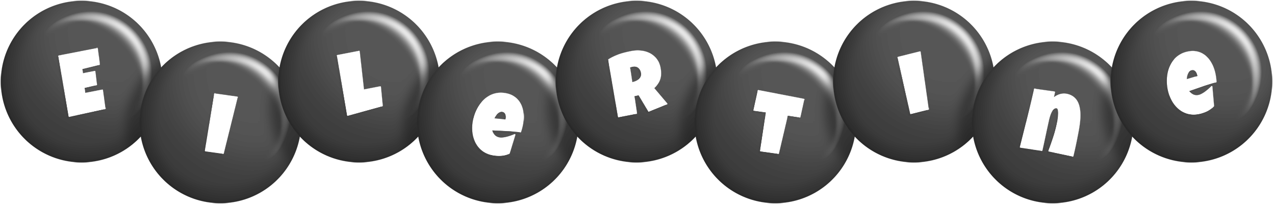 Eilertine candy-black logo