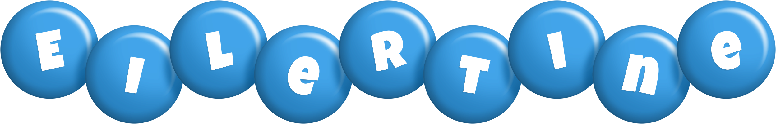 Eilertine candy-blue logo