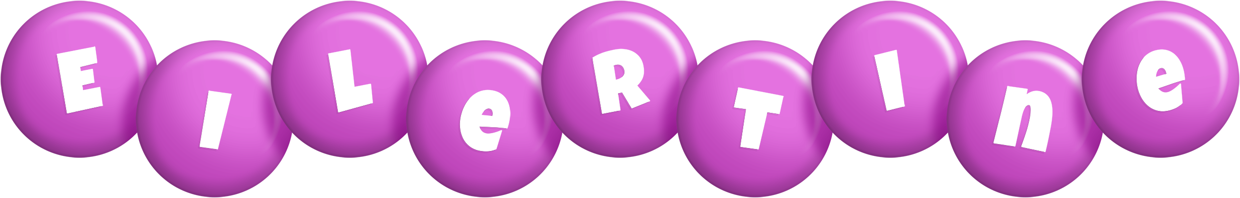 Eilertine candy-purple logo