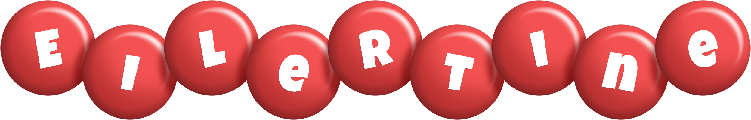 Eilertine candy-red logo