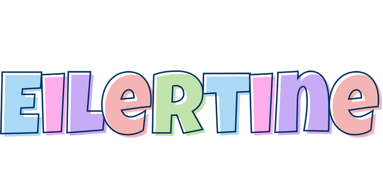 Eilertine pastel logo