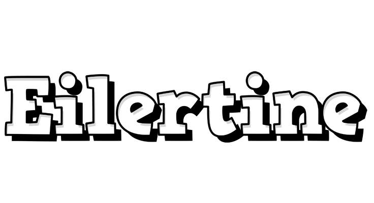 Eilertine snowing logo