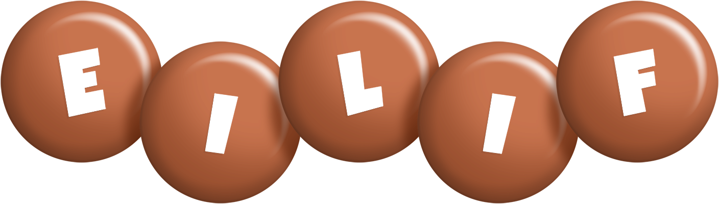 Eilif candy-brown logo