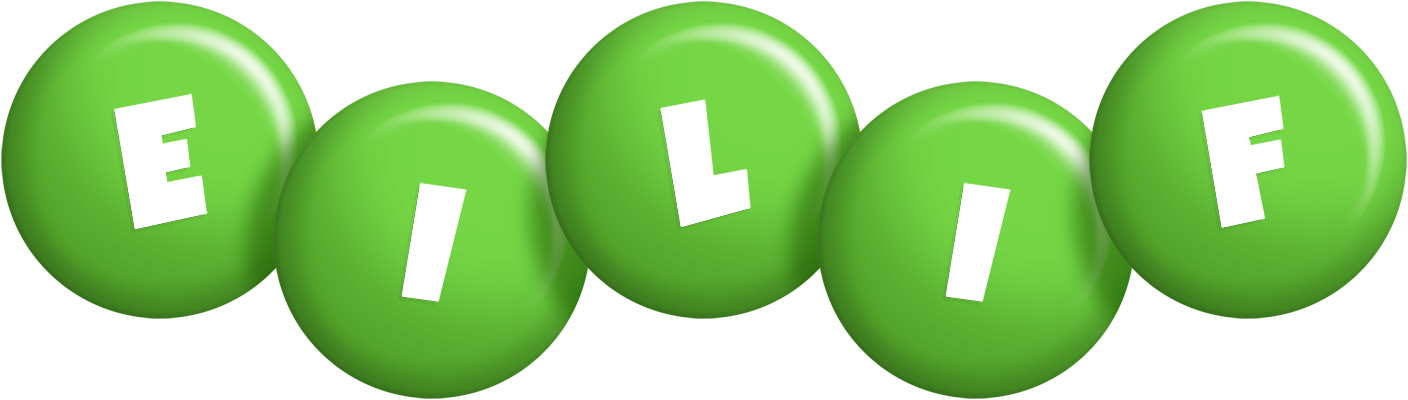 Eilif candy-green logo
