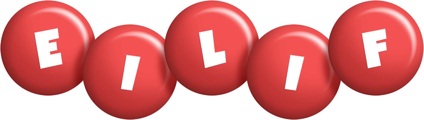 Eilif candy-red logo