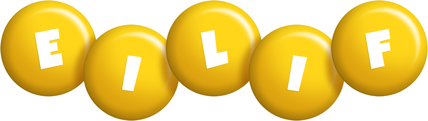 Eilif candy-yellow logo