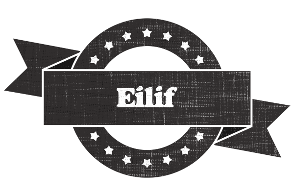 Eilif grunge logo